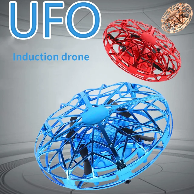 Mini Flying Ball Helicopter RC UFO Drone Aircraft Boys Hand Controlled Spinner Toy Infrared RC Quadcopter Induction Kids Toys 1