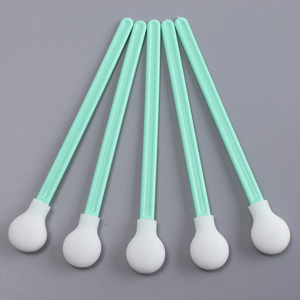 Inkjet Printhead Foam Cleaning Swabs Dust Off Industry Micro Fiber Cotton Swab for Laser Lens SLR Camera 100/50PCS