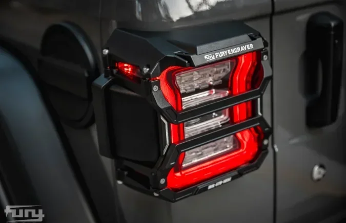 Fury engraver taillight cover for Jeep wrangler JK Maiker 4x4 Exterior Accessories light cover customcustom