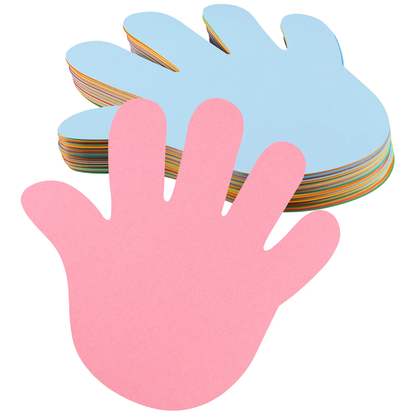 

Hand Cutouts Paper 72Pcs Hand Shape Cut-Outs Assorted Color Handprint Shape Cutouts Blank Creative Paper Cutouts Diy Craft