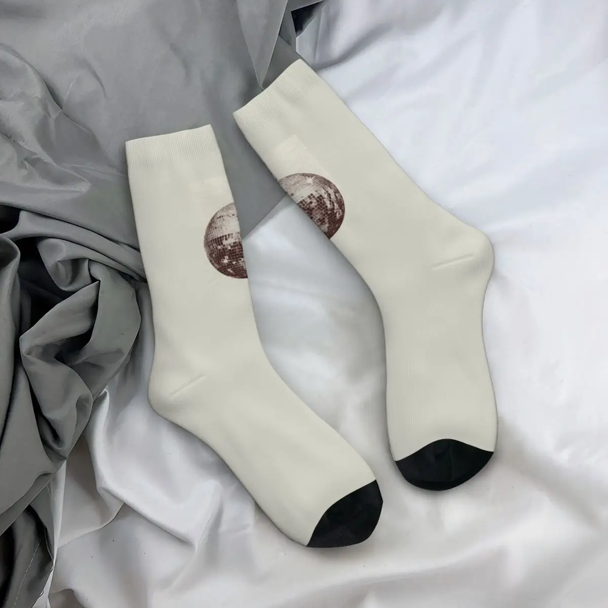 

Mirrorball Stockings Women Aesthetic Design Socks Medium Soft Gothic Socks Autumn Outdoor Non Slip Custom Socks Gift