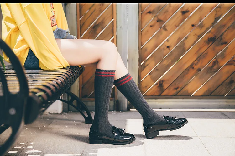 Internet celebrity tide color thin pile socks,fashionable candy color autumn and winter speckled socks collegiate stylestockings