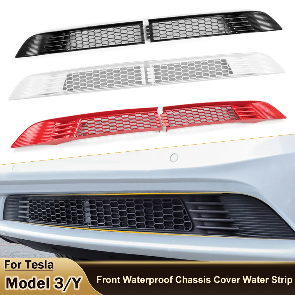 

For Tesla Model 3 Y Front Bumper Middle Anti-insect Dust Proof Net Air Inlet Protection Modification Accessori Auto de voiture