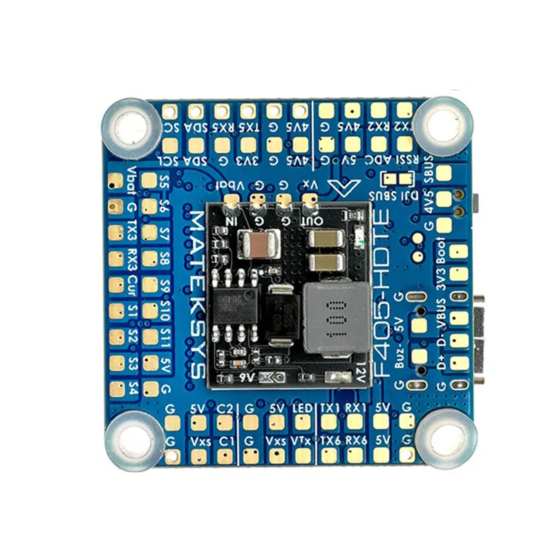 

MATEKSYS F405-HDTE Dual BEC Baro OSD Blackbox 3-12S LIPO F4 Контроллер полета 30x30 мм для РУ самолета FPV беспилотных летательных аппаратов