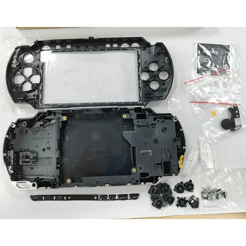 1:1 오리지널 풀 세트 교체 전체 하우징 커버 케이스, PSP1000 PSP 1004 PSP 1000 쉘