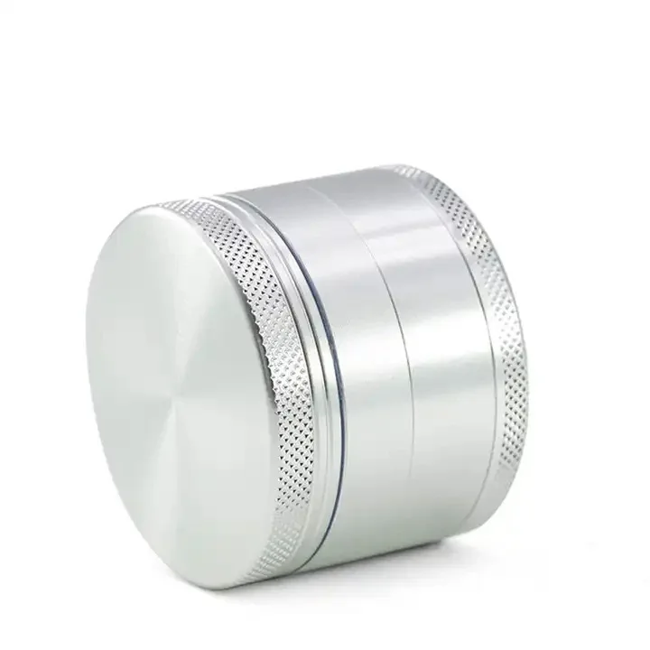 Premium 4-Layer Metal Herb Grinder & Spice Crusher - Smoking Accessories
