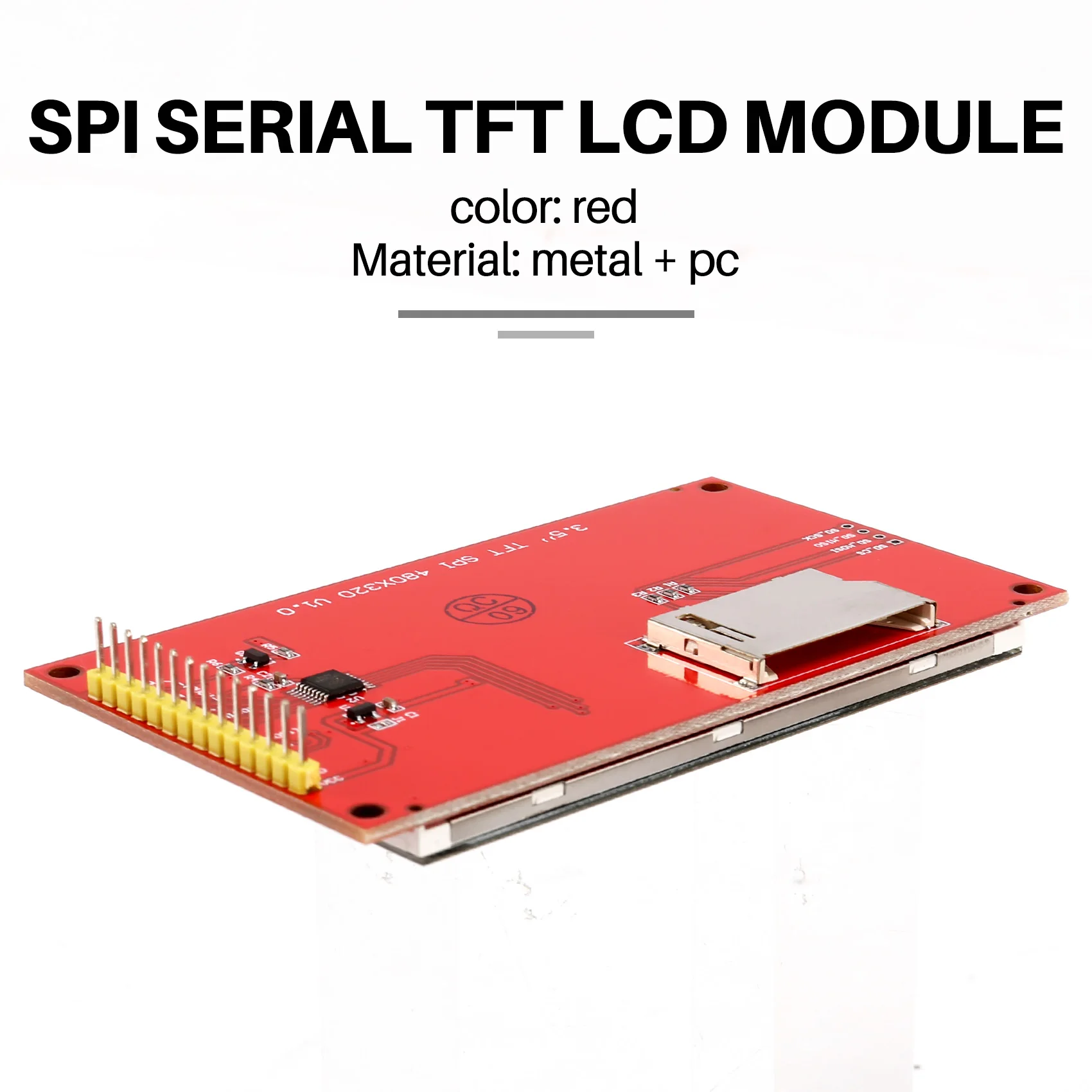 3.5 Inch 480x320 SPI Serial TFT LCD Module Display Screen Press Panel Driver IC ILI9488 for MCU