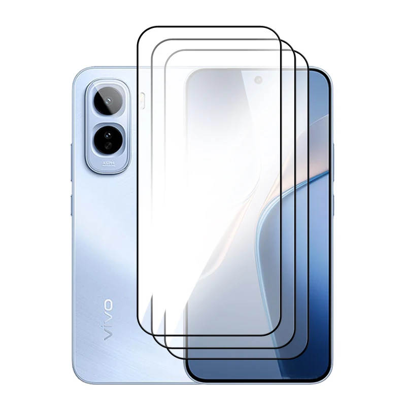 6-in-1 Tempered Glass Full Cover Screen Protector with Lens Film