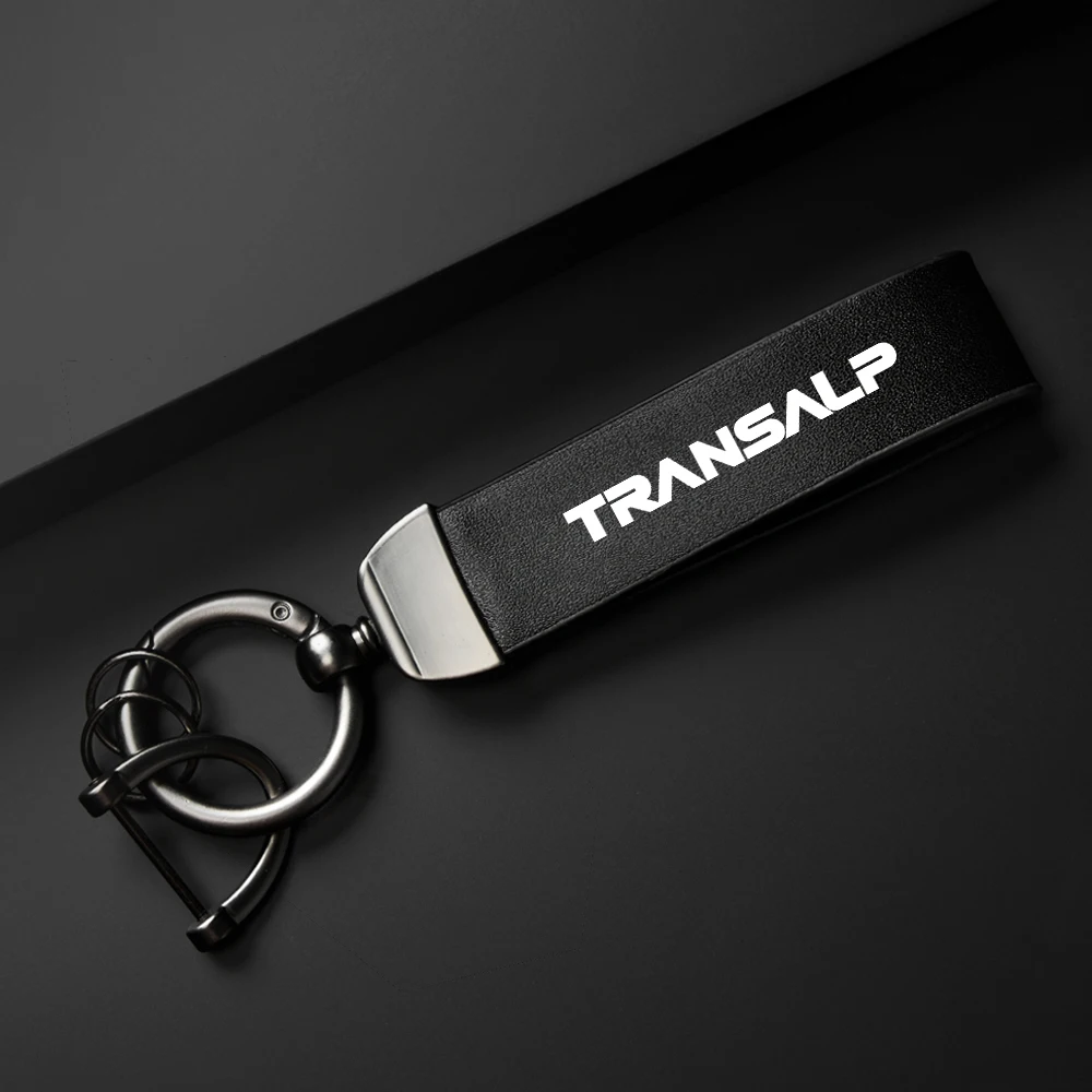HONDA TRANSALP 600 650 700 xlv650 액세서리 고급 가죽 오토바이 키 체인 홀더 열쇠 고리