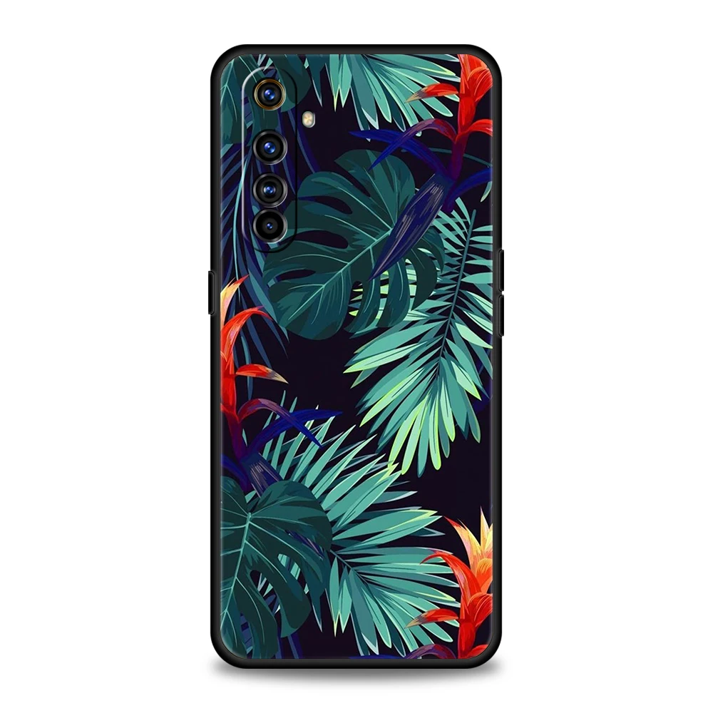 Vibrant Leaves Shockproof Silicone Phone Case