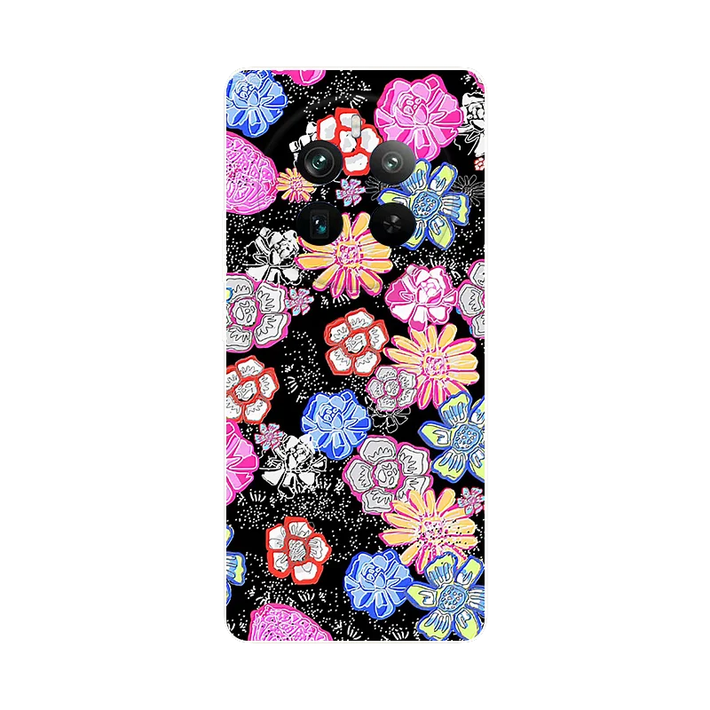 Elegant Black Butterfly Silicone Bumper Protective Phone Case
