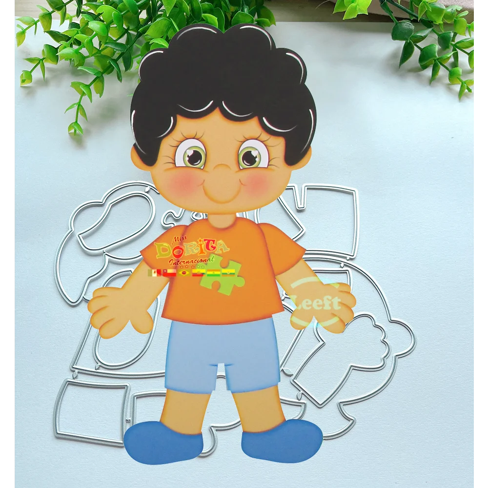 24cm Boy Doll Metal Cutting Dies Stencil Template For DIY Scrapbook 24cm-boy-doll-metal-cutting-dies-stencil-template-for-diy-scrapbook