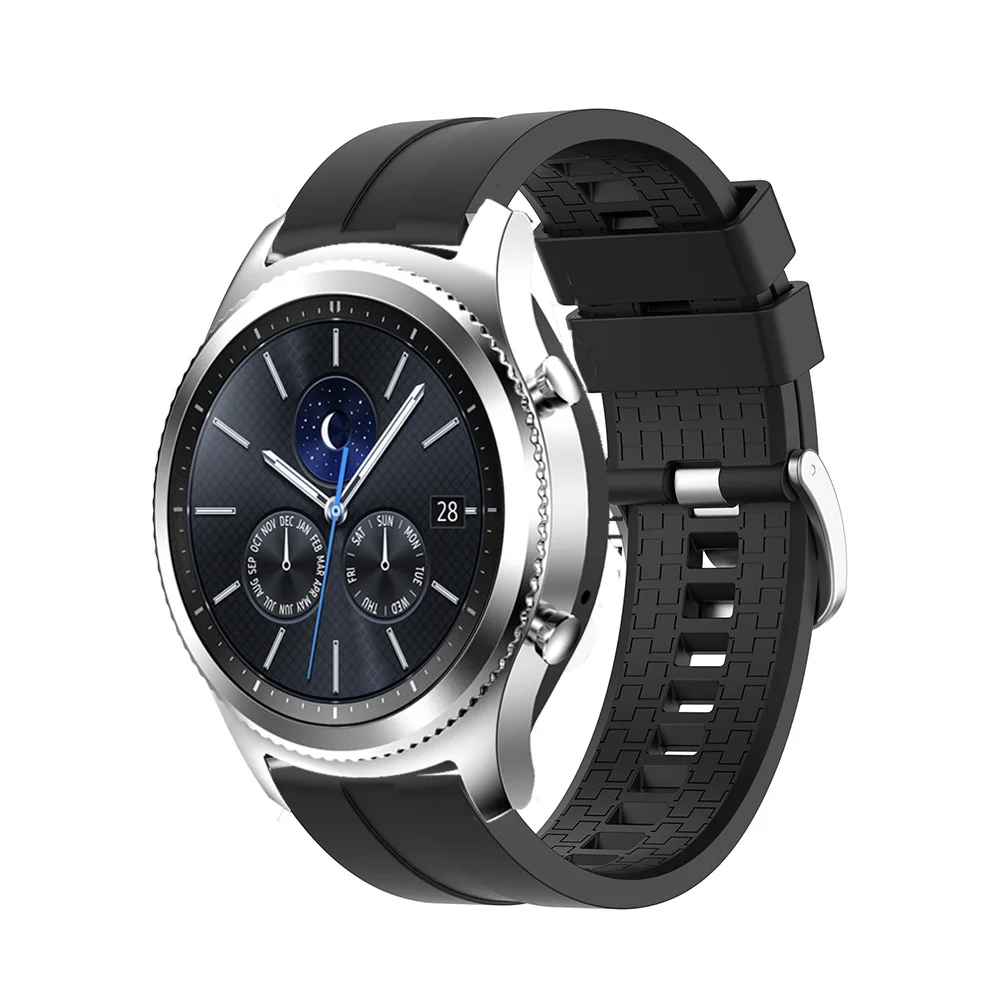 

Ремешок 20 мм 22 мм для Samsung Gear S3 Frontier/S2 Classic/Sport, браслет для наручных часов Galaxy Watch 3 41 мм 45 мм Active 2