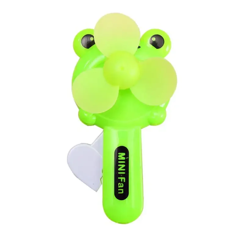 Cartoon Hand Pressure Fan Toy Cute Mini Student Portable Hand-Held Manual Bear Net Red Children'S Small Fan