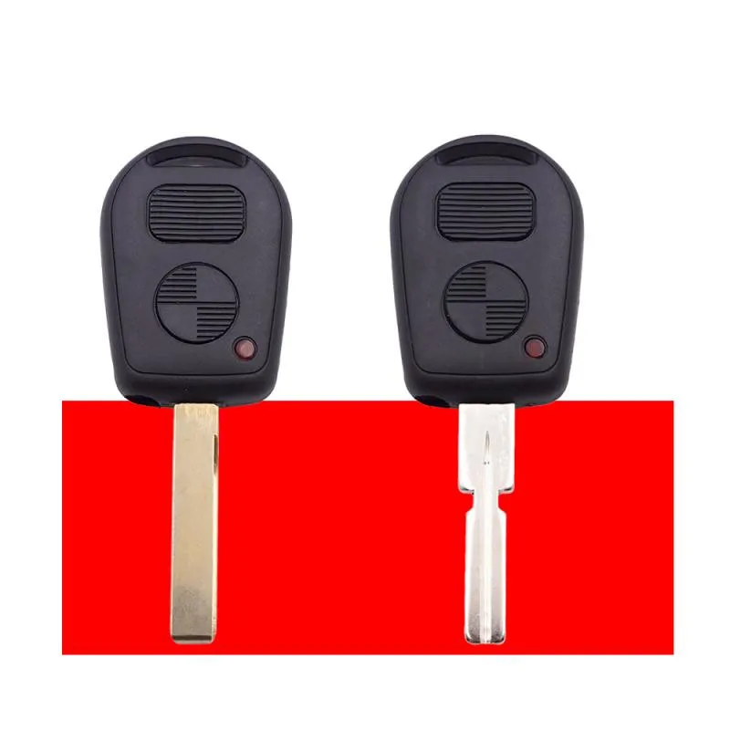 Remote Key Shell Key Replacement 2/3 Buttons For BMW E31 E32 E34 E36 E38 E39 E46 Z3 Z4 With HU58/HU92 Blade Car Accessories okey remote control car key 3 buttons for bmw e38 e39 e46 x3 x5 z3 z4 1 3 5 7 series cas2 system with hu92 blade 46 chip