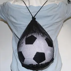 Promotion Nylon Portable Basketball Cover Mesh Bag Storage Soccer Backpack Sports Bags Storage Volleyball Outdoor Ball Foot O8R8