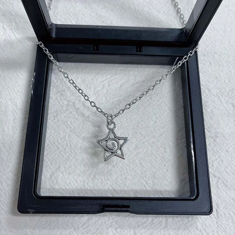 Y2K-Halskette mit Herzanhänger in Silber für Damen