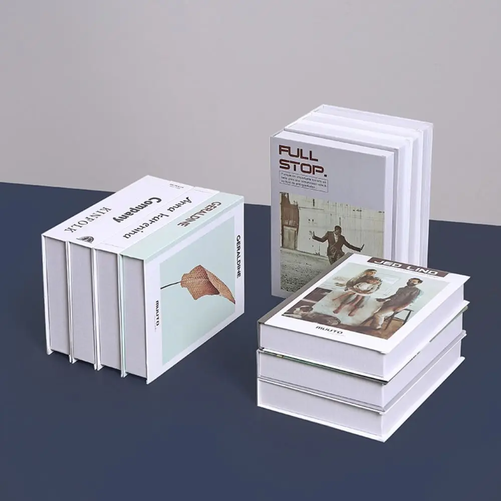 

Искусственная книга на английском языке, коробка, Современная Складная искусственная Книга в скандинавском стиле, 3D рабочий стол, искусственная книга для кафе