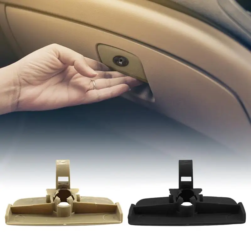 

New Car PP Glove Box Lid Open Lock Handle Puller With Hole For B5 98-05 Black/Beige 3B1857122 Auto Lock Glove Box Cover.