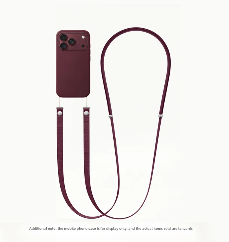Magnetic Phone Lanyard with Adjustable, Durable Woven Neck Strap