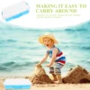 Play Therapy Sand Tray Basket Table Storage Box Toy Travel Handheld Toys for Girls 3