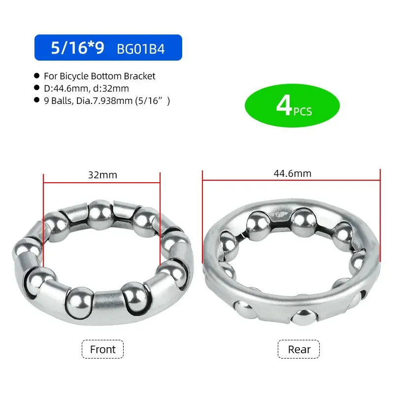 Bicycle Bearings 20/25/30/40mm Bicycle Headset Caged Ball Bearing