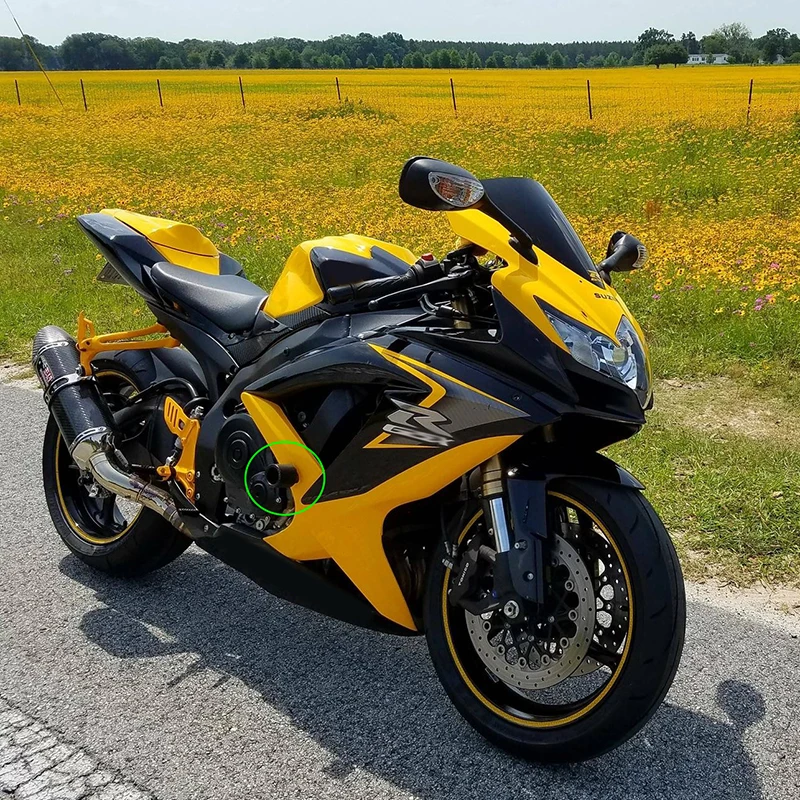 스즈키 GSXR600 GSXR750 K6 K8 2006 2007 2008 2009 2010 오토바이 프레임 슬라이드 레일 충돌 방지 엔진 보호 장치