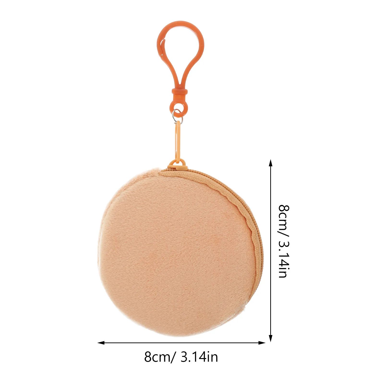 여성을위한 3Pcs 작은 원형 지갑 지퍼가 달린 동전 지갑 이어폰 가방 경량 휴대용 스토리지 이어폰 케이스