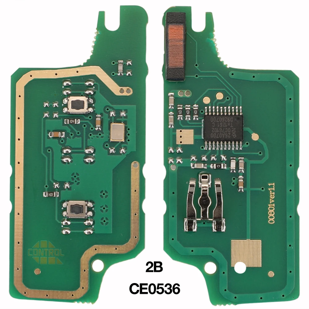 Jingyuqin Remote Key Board ID46 PCF7941/7961 433 MHZ Für Peugeot 107 307 407 308 408 607 Citroen C2 C3 C4 C5 FRAGEN/FSK CE0523/0536 – Detail 3