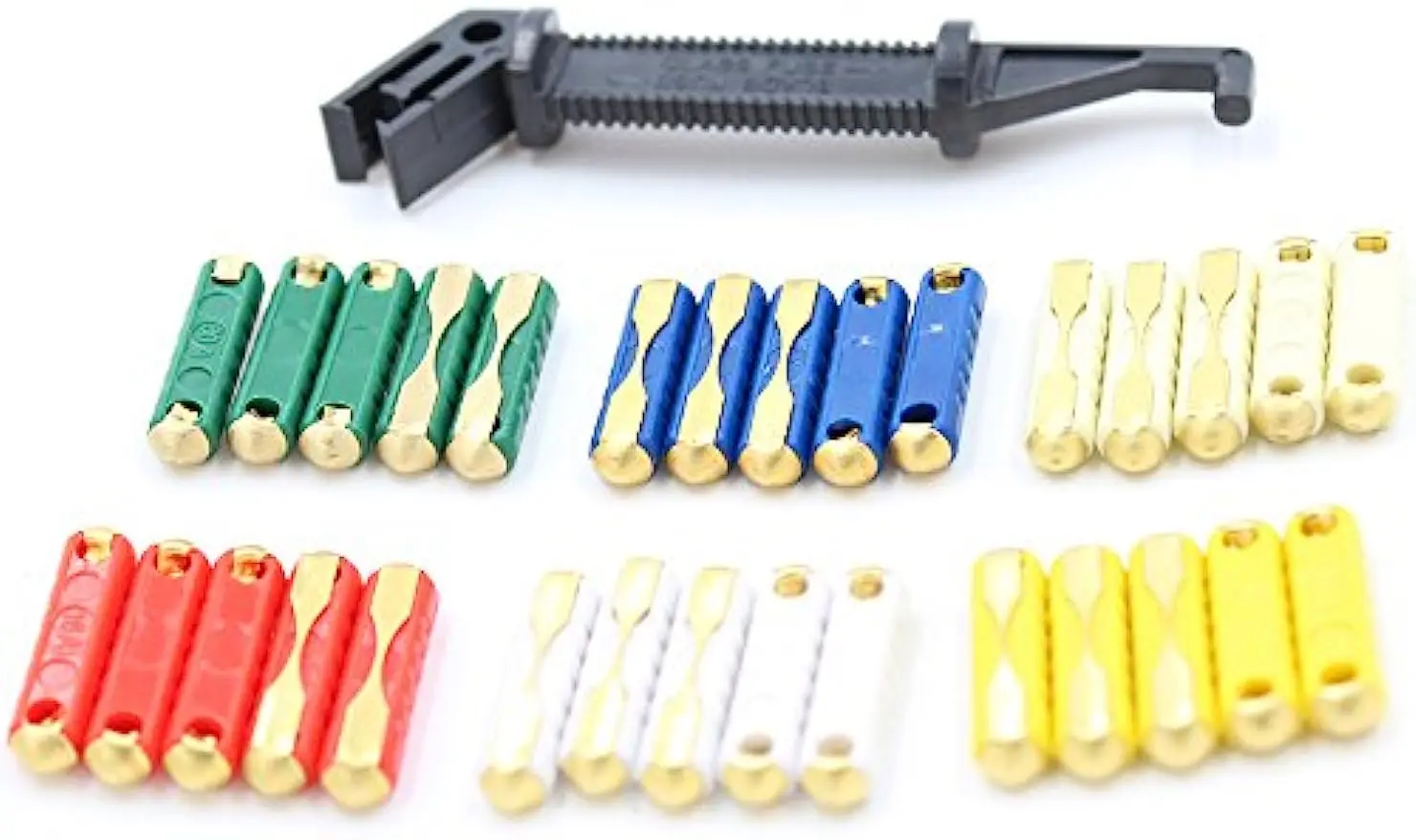 Car Fuse Kit Blade Fuses Car Fuses Ceramic Fuse 30PCS Torpedo Fuse Classic Car Auto Fuses Ceramic Continental Car Fuse Bullet+1PCS Clip Cars Safety Blade 5/8/16/20/25/30A