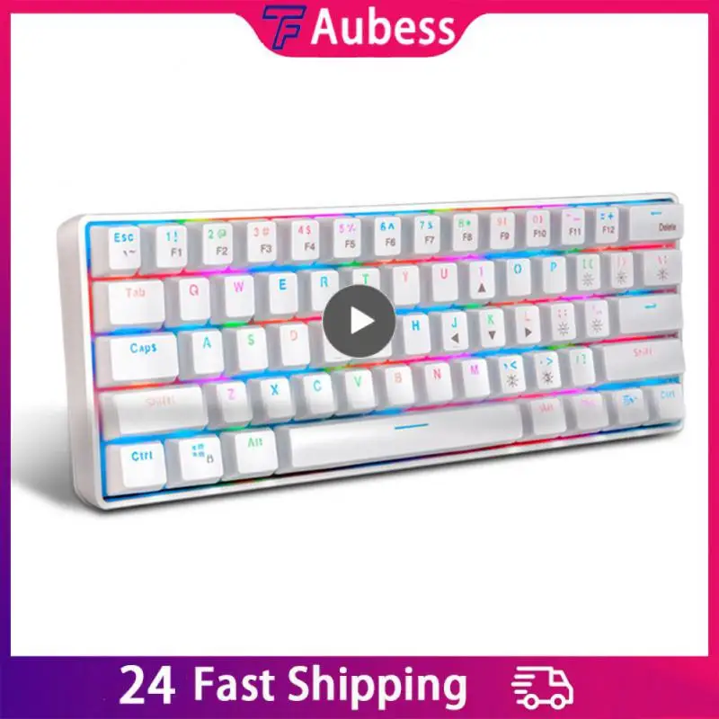 

Беспроводная механическая клавиатура Redragon K616 TKL, 5,0 BT/2,4 ГГц/Проводная, три режима, 60% клавиатура, линейный красный переключатель