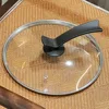 Durable Universal Pot Cover Tempered Glass Round Pot Lid Visible Anti-scalding Cookware Parts Kitchen Accessories 4