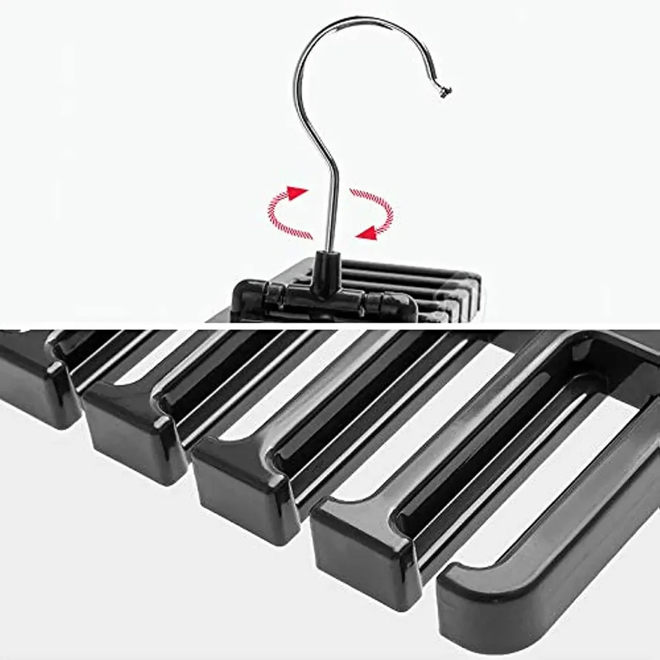 Butterfly Scarf Hanger - Large Pink Striped Scarf Organizer For Wardrobe Or Closet