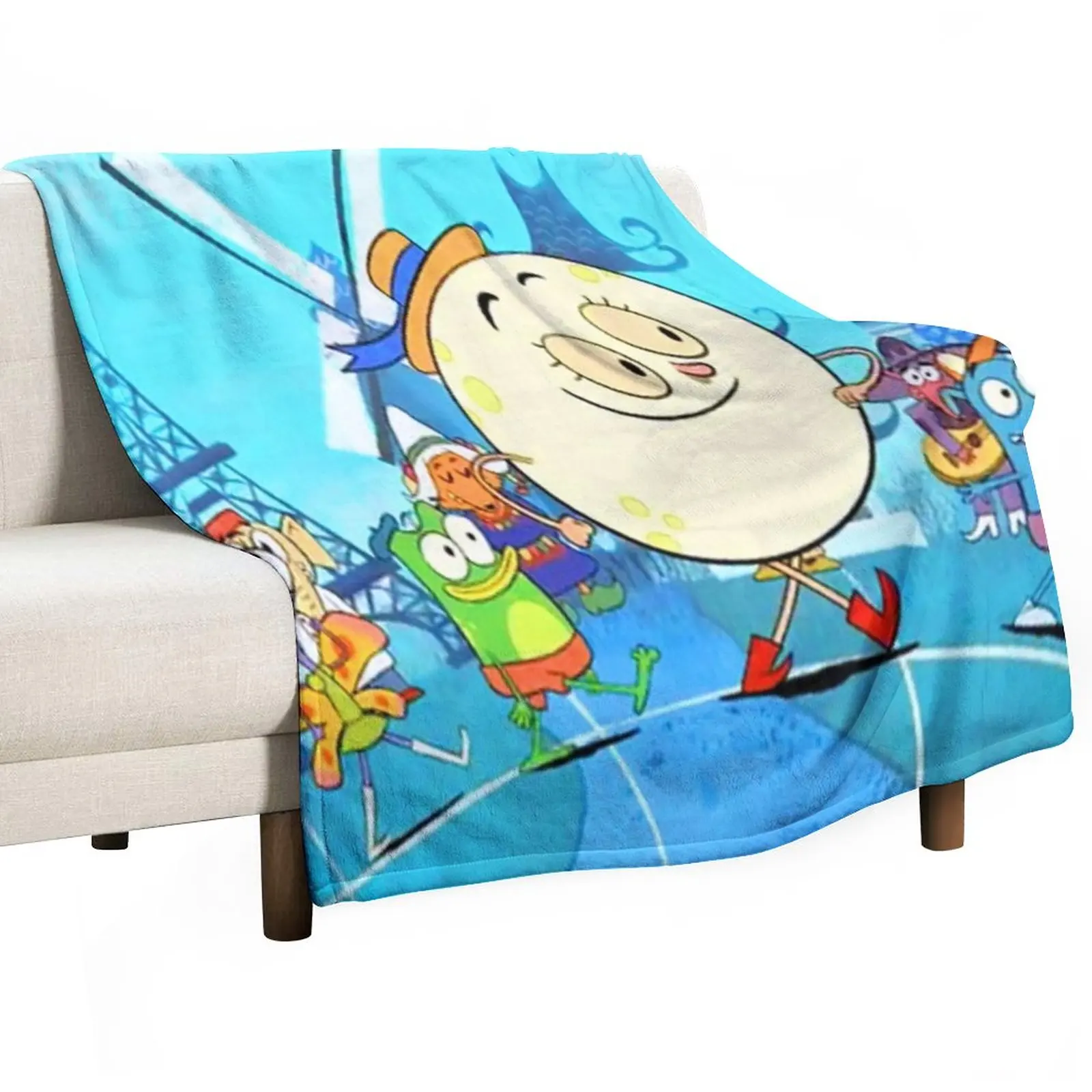 

Let's Go Luna characters gift for fans Throw Blanket sofa Thermal Blankets For Travel Sofa Blankets Blanket Sofa