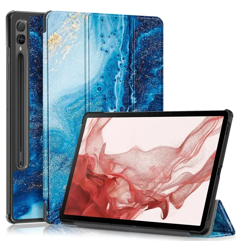 Premium Trifold Magnetic Leather Stand Smart Cover