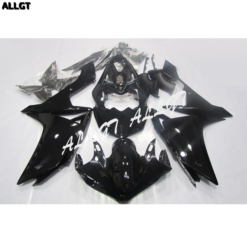 

ABS Molded Painted Glossy Black Fairing kit Bodywork for YAMAHA YZF R1 2007 2008