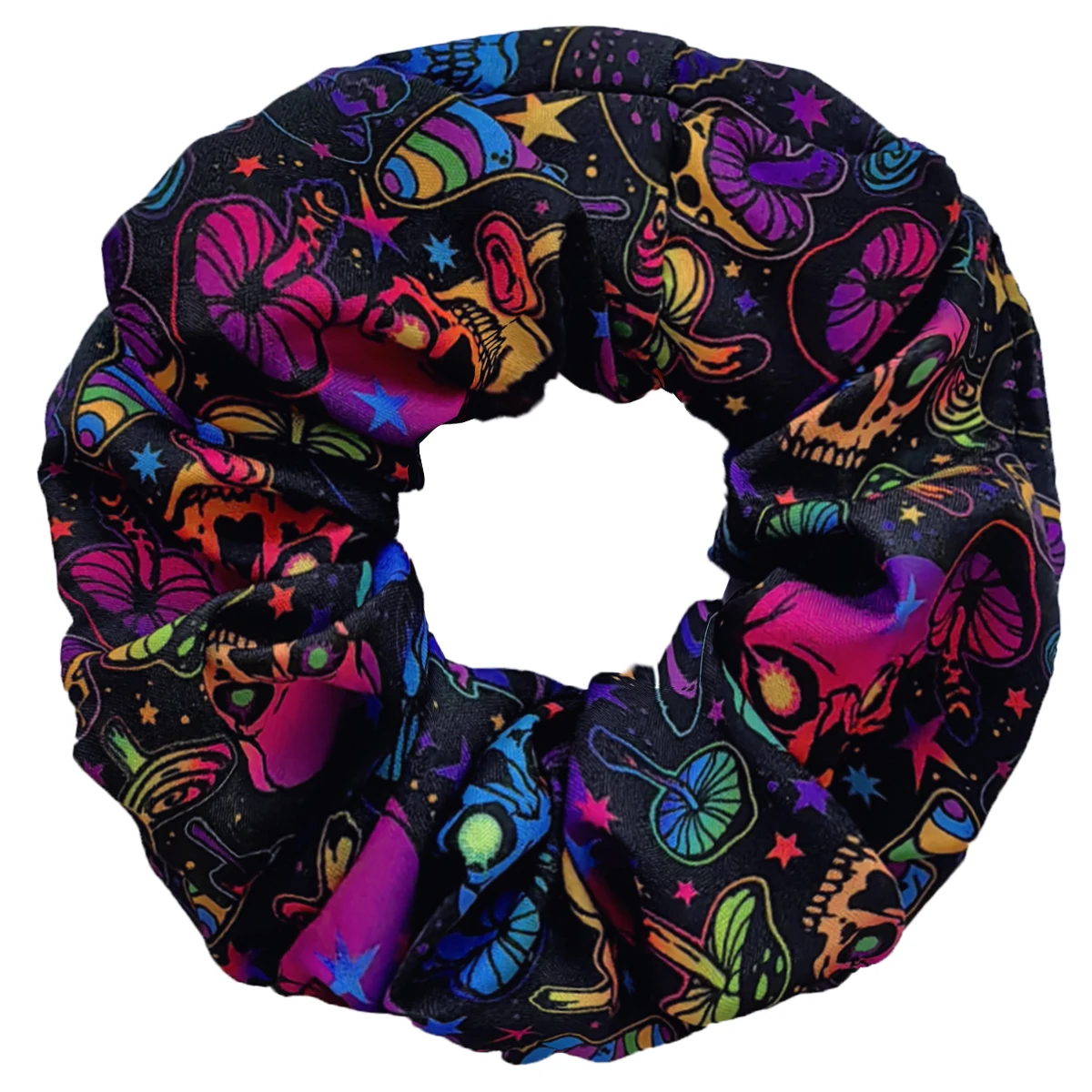 6/3 teile/los Horror Kürbis Dekoration Stoff Elastische Scrunchy Haar Bands Scrunchies Zubehör Kopfbedeckungen Für Halloween Weihnachten – Detail 19