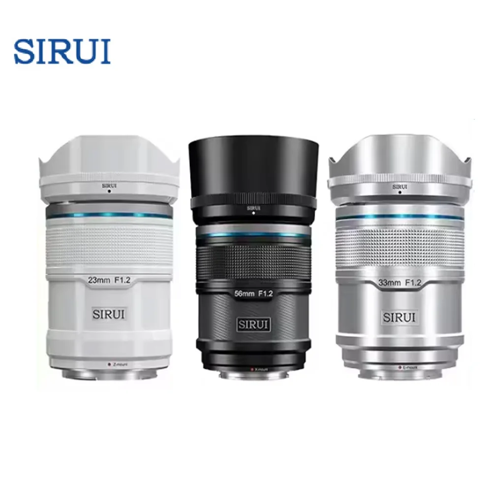 시루이 스나이퍼 16mm 23mm 33mm 56mm 75mm F1.2 카메라 렌즈 APS-C 자동 초점 렌즈 (니콘 Z, E, 후지필름 X 마운트 카메라용)