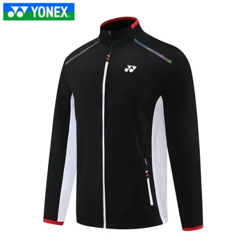Yonex Suit Breathable quick-drying shorts Badminton men's jacket Autumn trousers Sport suit jogging tracksuit Autumn 3