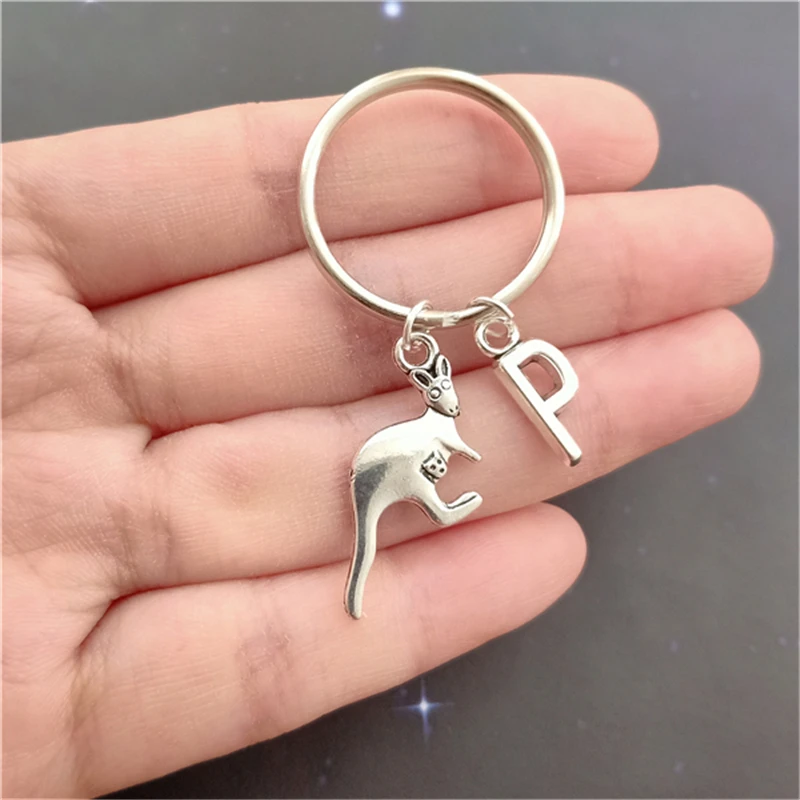 Portachiavi Con Ciondolo Animale Canguro In Bronzo - Originale, Robusto E Creativo, Regalo Simpatico - 5