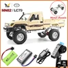 Metal MN82 1:12 Retro Rc Car with LED Lights Full-scale Simulation LC79 Professional 4WD Remote Control Pickup Truck Model Toys 1