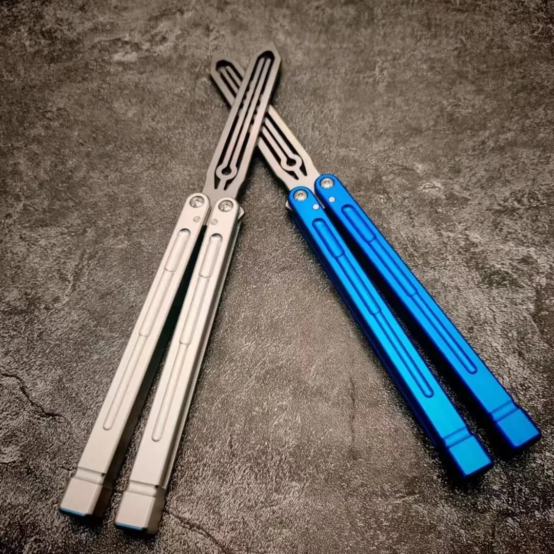 

Balisong-оригинальный тренировочный нож-бабочка mxium для ловли меча, алюминиевая ручка 7075, лезвие вилки внутренней настройки, V2.5