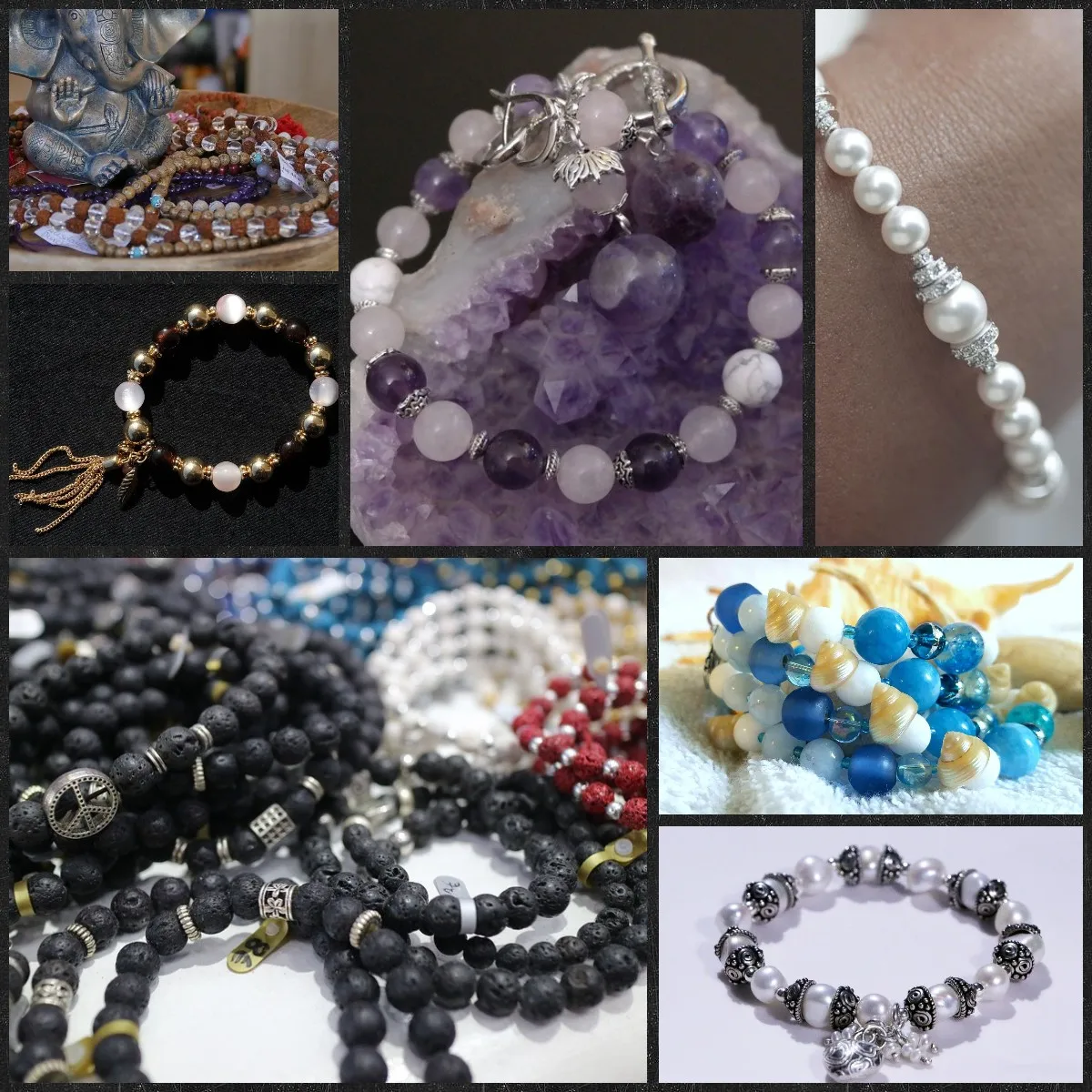 Natural Stone Beads Multicolor Tourmaline Tiger Eye Agates Glass Loose Spacer Beads For Jewelry Making DIY Bracelets Accessories 6