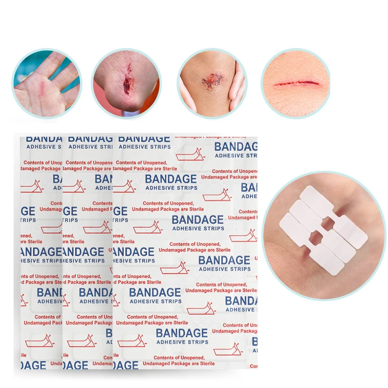 10/20/30Pcs NeedleFree Waterproof Band Aid Butterfly Adhesive Wound
