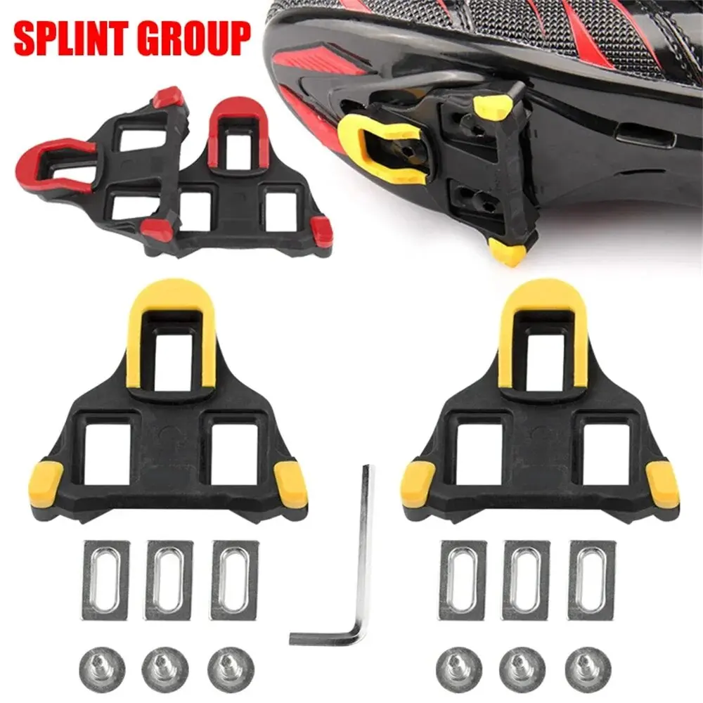 Tacos De Pedal Para Bicicleta De Carretera Con Tornillos, De Nailon, Ligeros Y Duraderos, Compatible Con Zapatos De 3 Agujeros