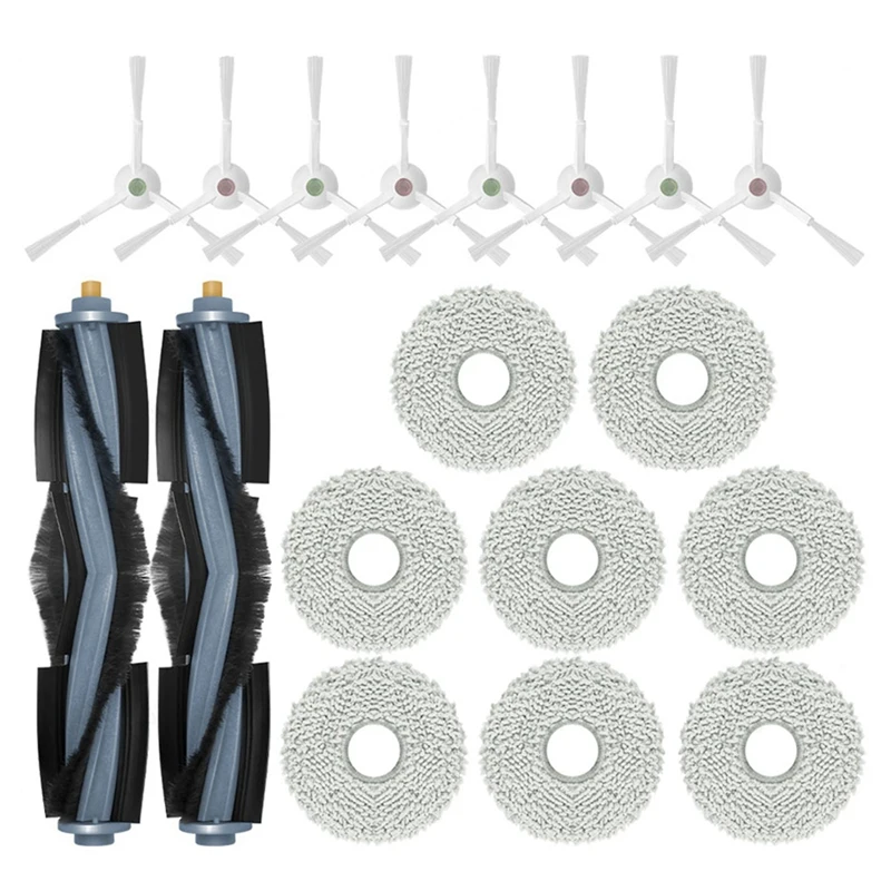

1Set Replacement Parts Fit For Yeedi Floor 3 Station Robot Vacuum Cleaner Spare Parts Accessories Main Side Brush Mop Cloth