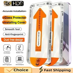 One - Click Dust - Free Screen Protector Set - Premium Tempered Glass Film (5 - Pack) for 2 Pieces (For Realme 11 Pro 5G)