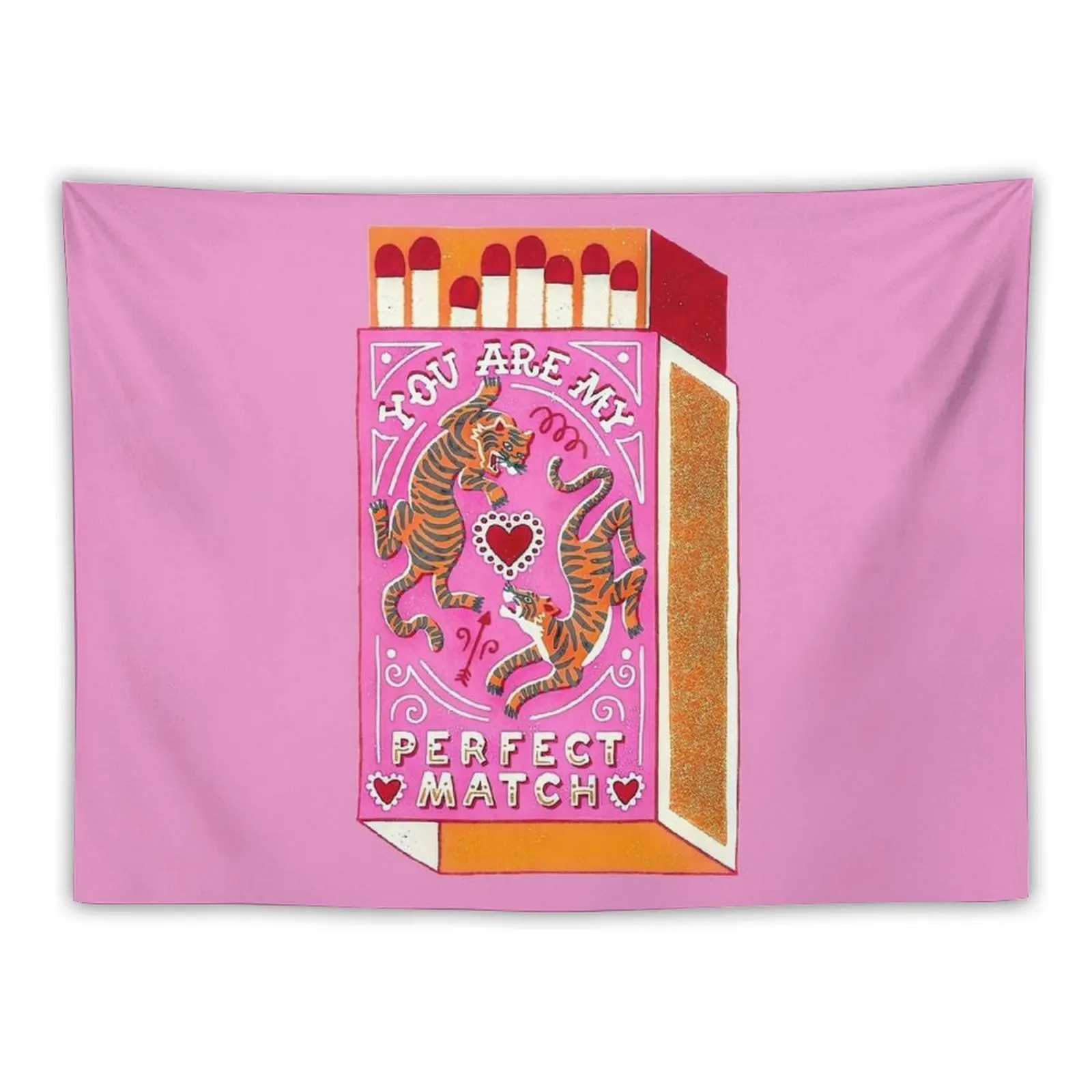 

YOU ARE MY PERFECT MATCH Tapestry For Bedroom Christmas Decoration Room Decoration Accessories Tapestry