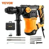VEVOR Rotary Hammer Drill  1500W Max Drilling 32mm 4 Modes SDS-Plus Corded Demolition Chipping Metal Concrete Breaker Jackhammer 1