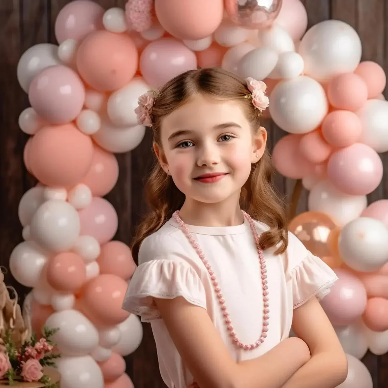 Weiße, matte Luftballons, Luftballons in verschiedenen Größen, die für Ballongirlanden oder Bögen verwendet werden, geeignet für die Geburtstagsparty-Dekoration – Detail 5